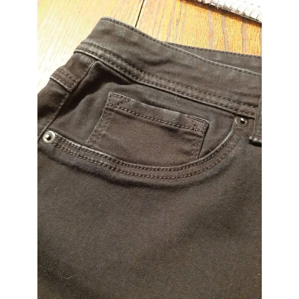 Sz 18 db Established 1962 Black Stretch Boot Cut Pant Back Pockets Casual Pants - Picture 7 of 8
